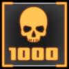 敵を1000体倒す